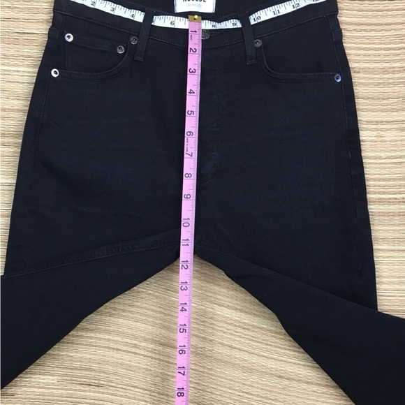 AGOLDE Nico High Rise Slim Jeans In Black Wash Size 26 - Picture 10 of 11